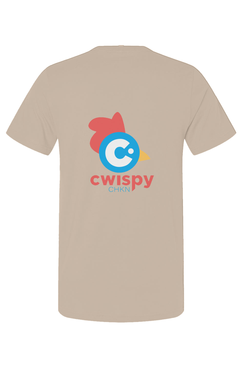 Spring Summer Cwispy Pastel Line Tees- Driftwood