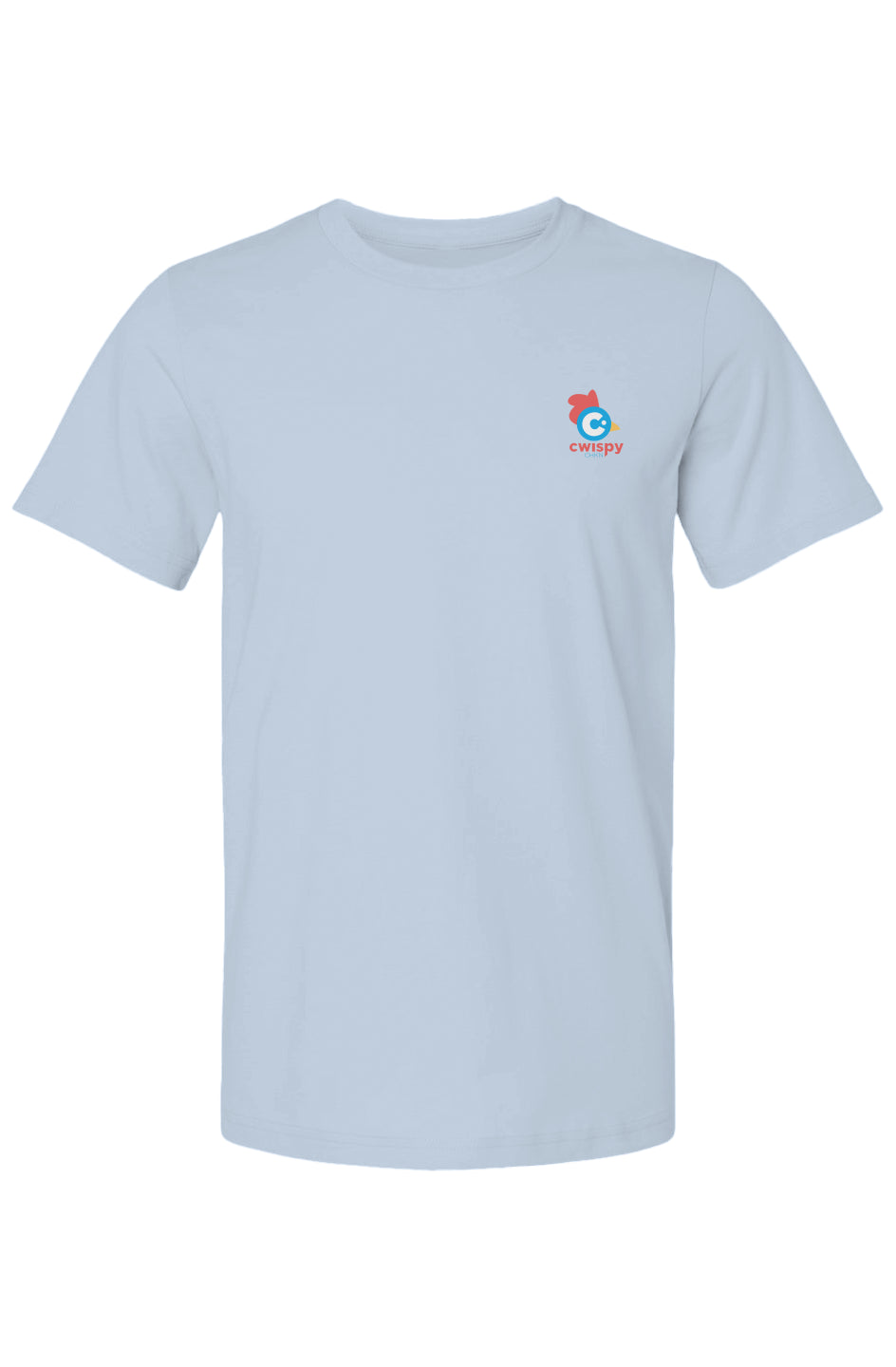 Spring Summer Cwispy Pastel Line Tees- Sky