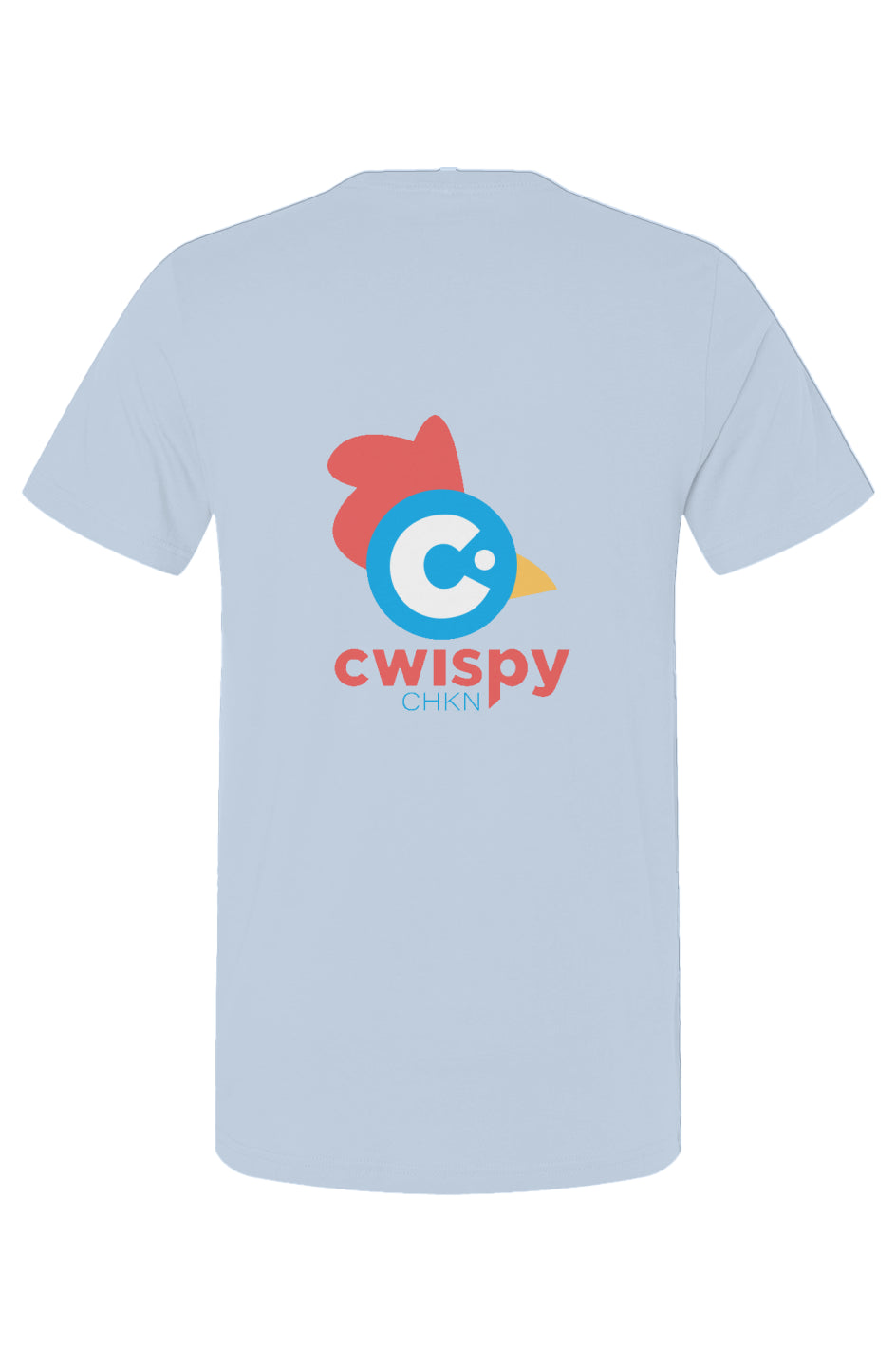 Spring Summer Cwispy Pastel Line Tees- Sky