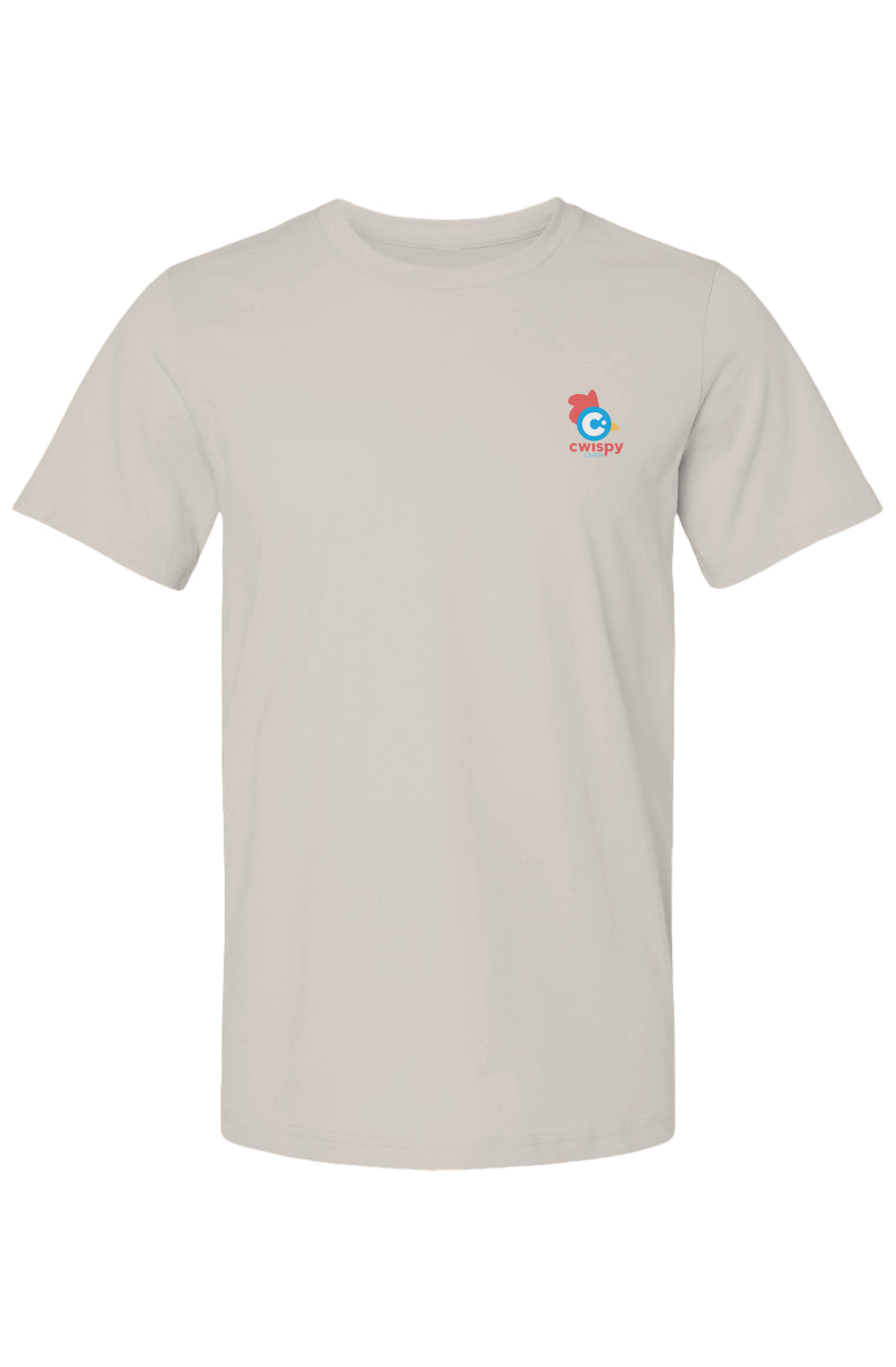 Spring Summer Cwispy Pastel Line Tees- Stone