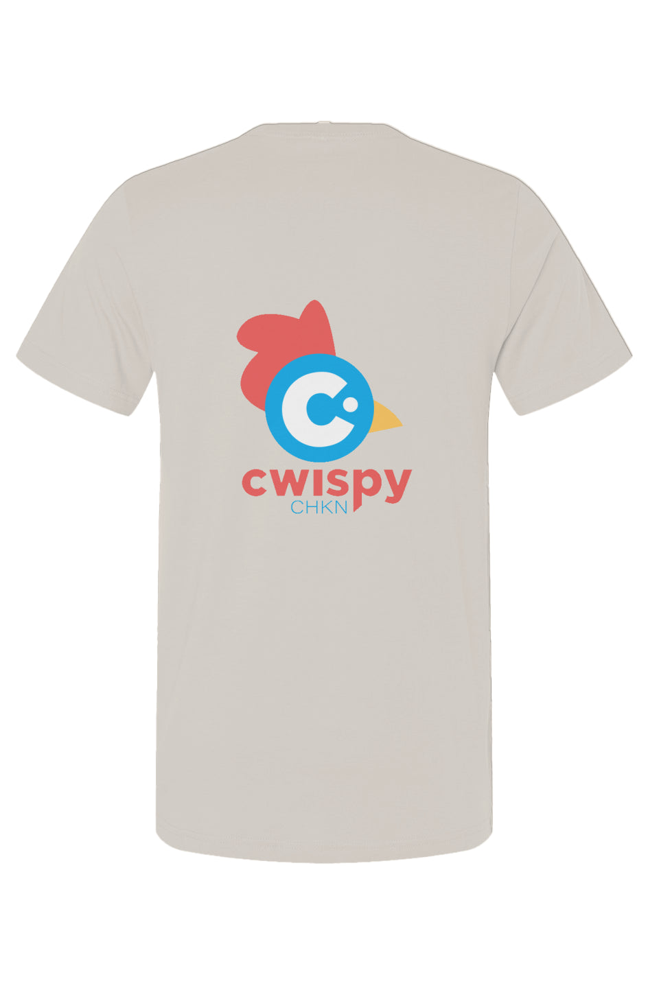 Spring Summer Cwispy Pastel Line Tees- Stone